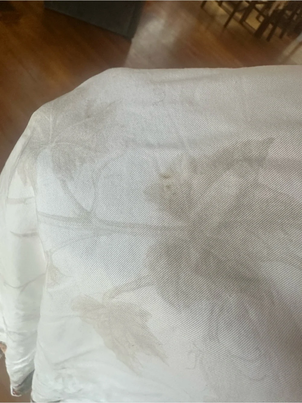 Williams Sonoma round tablecloth